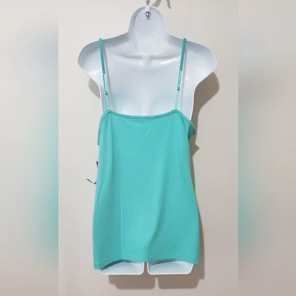 Merona Ladies Cami Tank Top Size XL Sunglow Green NWT - Picture 3 of 5